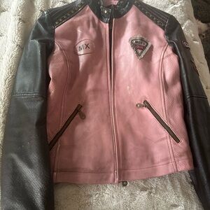Women's Pink Moto Club Jacket